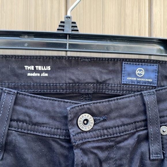 AG Adriano Goldschmied The Tellis Modern Slim Navy Blue Mens Jeans Pants 34x32 - Picture 5 of 12